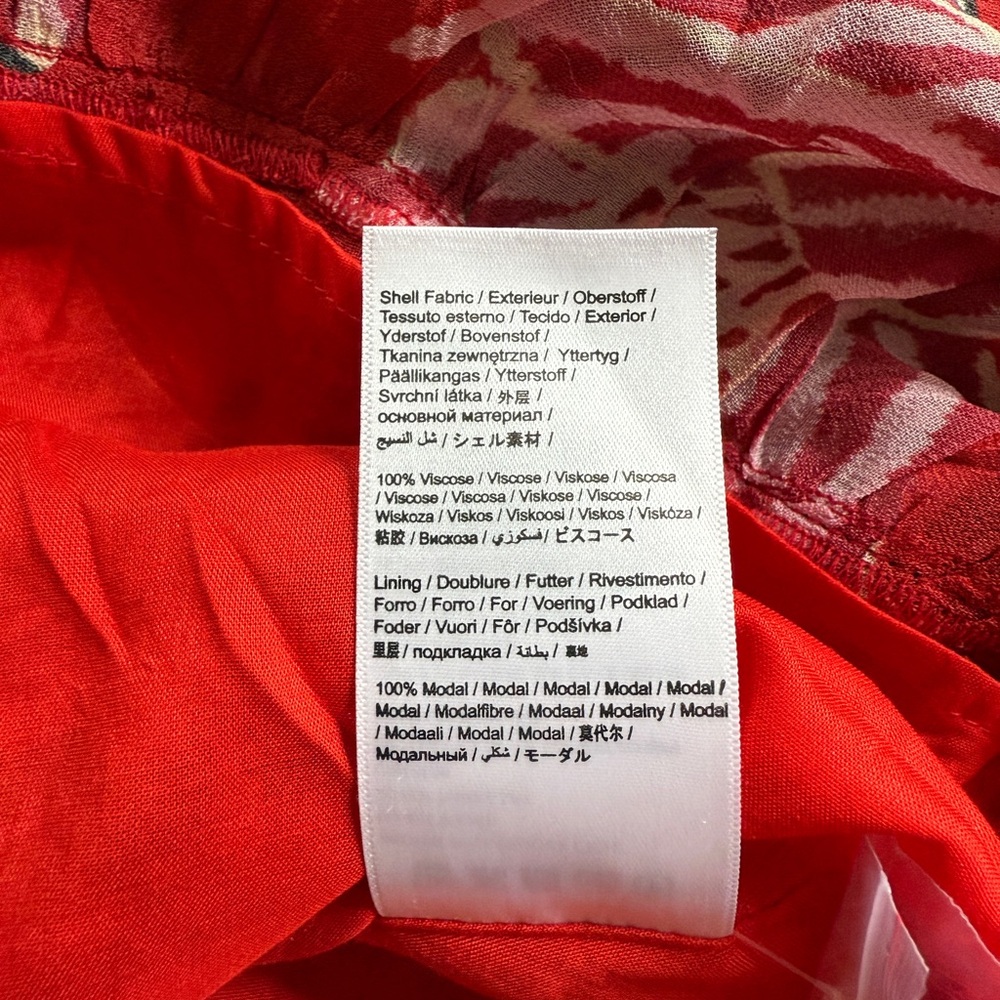 FARM Rio Red Ruffled Tiered Sundress - Picture 7 of 8